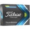 Titleist Tour Speed Yellow Personalized Golf Balls -Golf World Shop titleist 2022 tour speed yellow golf balls lid itempicture