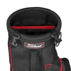 Titleist Carry Bag -Golf World Shop titleist 2023 carry bag black black red top itempicture