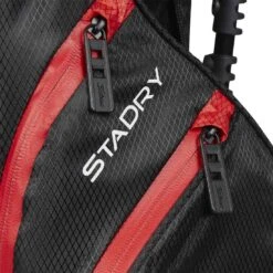 Titleist Players 4 Stadry Stand Bag -Golf World Shop titleist 2023 players 4 stadry stand bag black black red detail1 itempicture