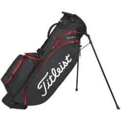 Titleist Players 4 Stadry Stand Bag -Golf World Shop titleist 2023 players 4 stadry stand bag black black red itempicture