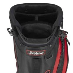 Titleist Players 4 Stadry Stand Bag -Golf World Shop titleist 2023 players 4 stadry stand bag black black red top itempicture