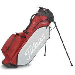 Titleist Players 4 Stadry Stand Bag -Golf World Shop titleist 2023 players 4 stadry stand bag dark red grey black itempicture