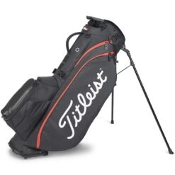 Titleist Players 5 Stand Bag -Golf World Shop titleist 2023 players 5 stand bag black black red itempicture
