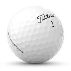Titleist Pro V1 Personalized Golf Balls -Golf World Shop titleist 2023 pro v1 golf balls low numbers ball angle itempicture