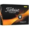 Titleist Pro V1 Yellow Golf Balls 1 Titleist Pro V1 Yellow Golf Balls -Golf World Shop titleist 2023 pro v1 yellow golf balls lid itempicture
