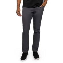 TravisMathew Open To Close Pants -Golf World Shop travismathew open to close pants ebony front itempicture