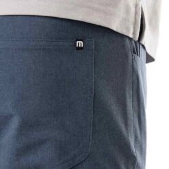 TravisMathew Open To Close Pants -Golf World Shop travismathew open to close pants heather navy logo itempicture