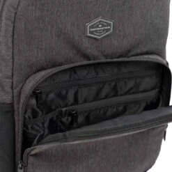 TravisMathew Steadypack Backpack -Golf World Shop travismathew steadypack backpack black detail itempicture