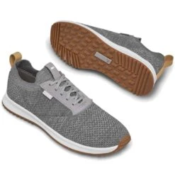 TRUE Linkswear All Day Knit II Golf Shoes G.O.A.T. Grey -Golf World Shop true linkswear all day knit ii golf shoes goat grey pair itempicture