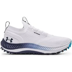 Under Armour Charged Phantom SL Golf Shoes White/Navy