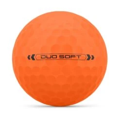 Wilson Staff DUO Soft Orange Personalized Golf Balls -Golf World Shop wilson staff duo soft orange golf balls ball front itempicture