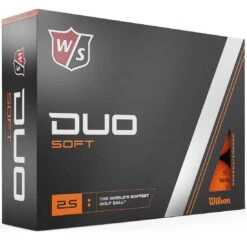 Wilson Staff DUO Soft Orange Personalized Golf Balls