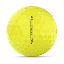 Wilson Staff Triad Yellow Golf Balls -Golf World Shop wilson staff triad yellow golf balls ball front itempicture