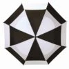 BagBoy Telescopic Wind Vent Umbrella -Golf World Shop wind umbrella white black