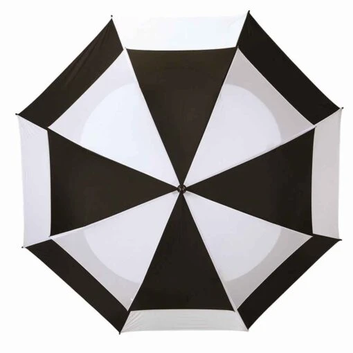 BagBoy Telescopic Wind Vent Umbrella -Golf World Shop wind umbrella white black